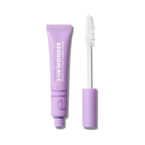 Cepillo Estilizador Antifrizz en Crema e.l.f. 3-in-Wonder Magic Styling Cream Wand – Fijador de Baby Hairs y Peinado Slick