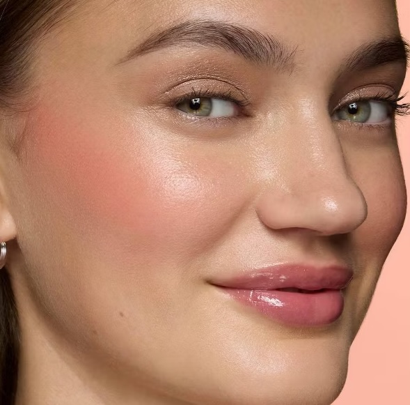 Rubor en Barra Tono Coral / Durazno para Rostro, Labios y Ojos - Imagen 3
