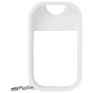 Funda Protectora de Silicón con Llavero para Touchland Power Mist 30 ml – Color Blanco (Ajuste Preciso y Anti-Caídas)